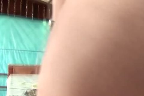 large butthole shelady In Bikini Jerks Off Her Shecock