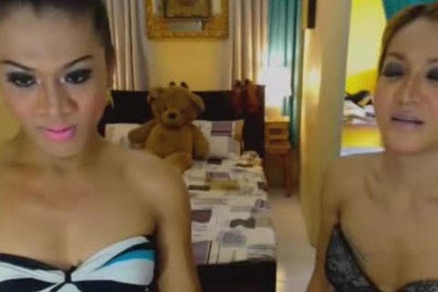 horny ladyboy Slurps Down Her ally S ramrod