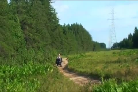 Semale Outdoor Stroking