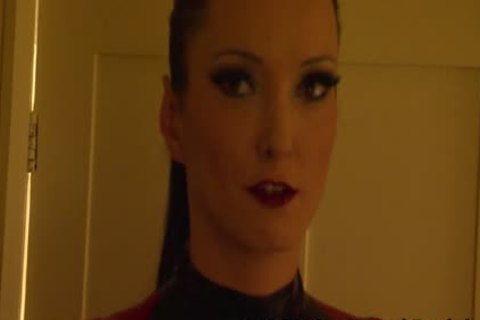 juicy Wife In PVC With Crossdressing husband