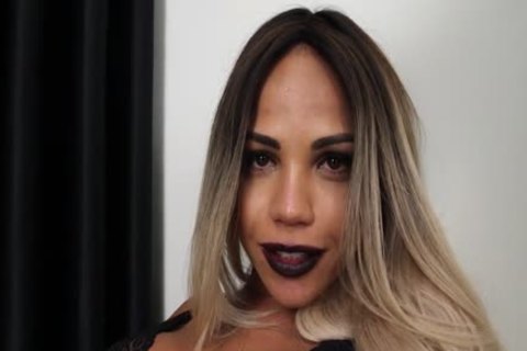 indecent blonde shemale Jerks Off