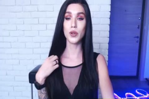 pretty darksome cutie Face sheboy On cam