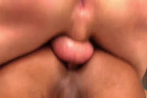 Hung black TS Lavinia Magalhaes And Her White bf plow Each Others poopers