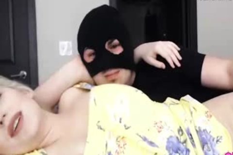 Burglar Spoils tranny Next Door