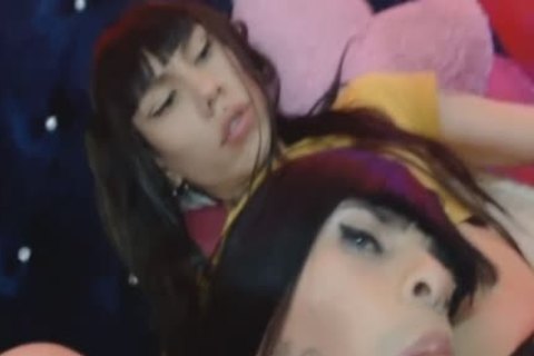 ladyboy slut sucking Her allies giant shlong