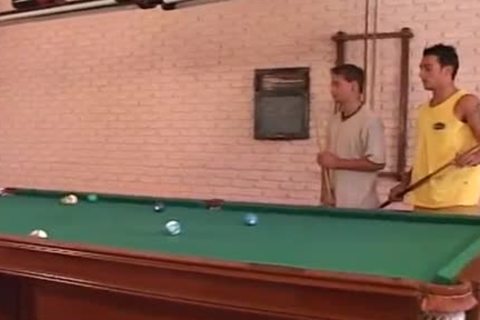 delicious latin chick ladyboy nails delicious twink On The Pool Table And delicious another penis At The Same Time