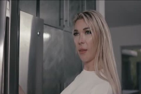 excited twink Enjoys Riding Her Transbabe Girlfriend Aubrey Kates Shecock