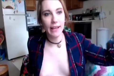 stunning youthful Trans With juicy pecker.