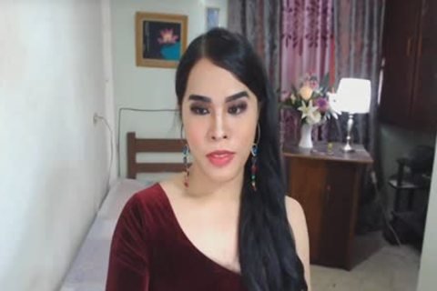 kinky oriental Trans weenie Live Jerking