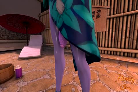 Futa WidowMaker & Dva - butthole bath PART1