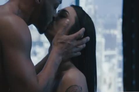 Petite stunning TS Khloe Kay unfathomable Interracial anal Penetration