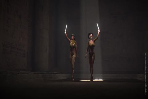 ANCIENT EGYPTIAN FUTA 3some