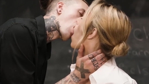 Casey Kisses sucking dick