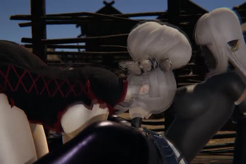 Futa - RWBY - dark Elf X Salem - 3D Porn