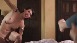 Transsensual: Swallow starring couple Kenzie Taylor in shorts