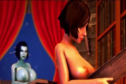 Futanari threesome coarse Sex // 3d Animation + Bonus