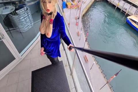 Flashing In Hotel And Cumming On A Public Balcony In Sydney2