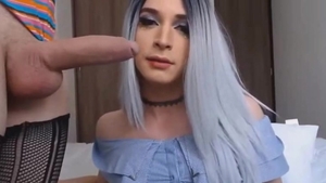 breasty Trans Sucked massive Hard 10-Pounder