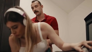 breasty Trans Maid gets Her a-hole Rammed By Her lustful Boss