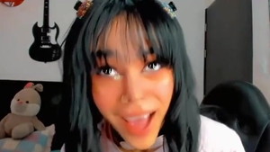 Live ladyboy Cums 48