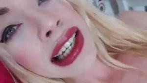 palatable shemale Cums Licks It Up