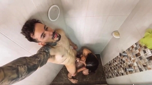 Having A Shower bang With A dirty tranny