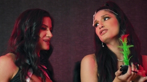 Transfixed: Black Hair Vixens in Fishnet Frenzies