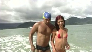 Trans Harder: Paola's Bikini Dripping Wet