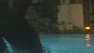 wild blonde tranny drilled Hard Outdoor
