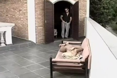 busty blonde t-girl pounded Outdoor