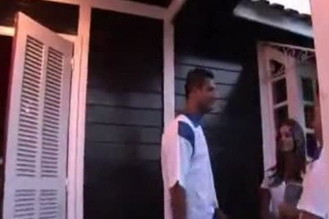 ladyman pokeed Hard By A handsome Brazilian stud
