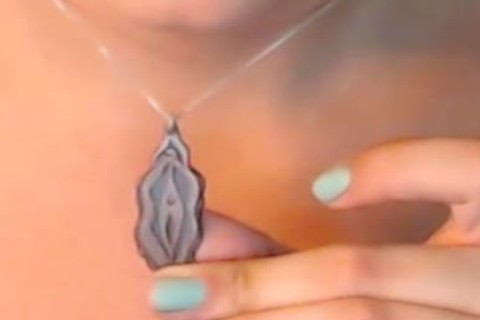 Trap Selfsucking Her love button
